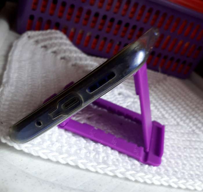 Фотография покупателя товара Подставка для телефона LuazON, складная, регулируемая высота, фиолетовая - Фото 43