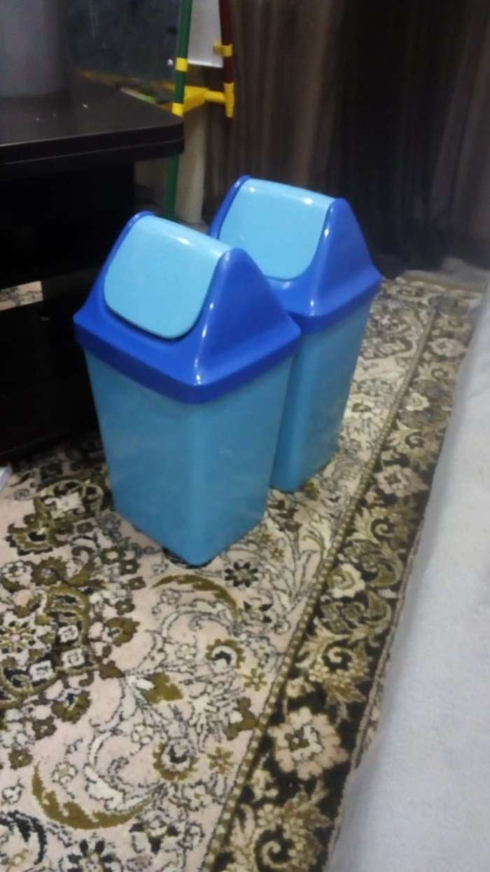 Фотография покупателя товара Ведро для мусора с плавающей крышкой, 15 л, цвет МИКС - Фото 5