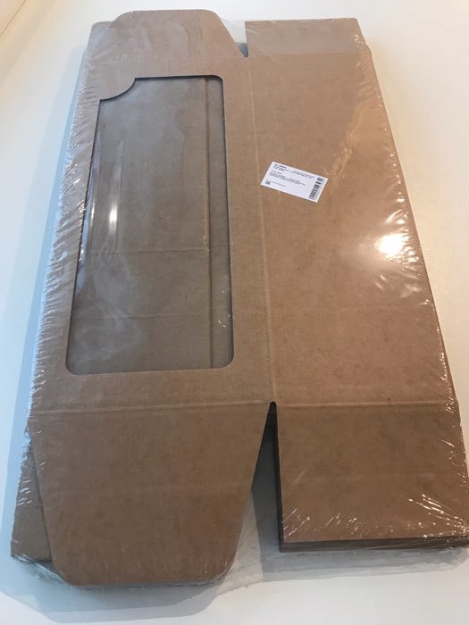 Фотография покупателя товара Коробка самосборная, с окном, крафт, бурая 16 х 35 х 12 см - Фото 33