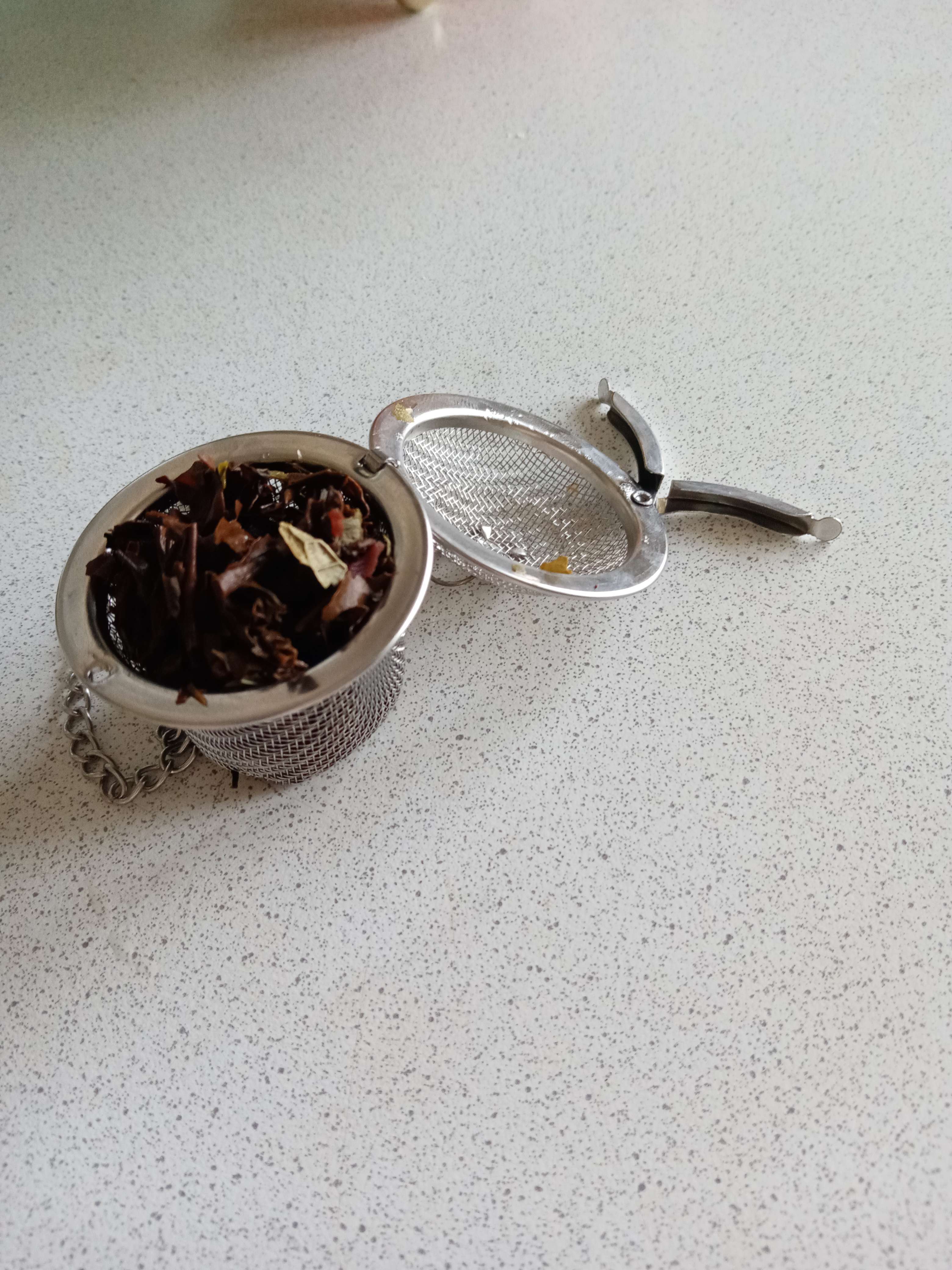 Фотография покупателя товара Сито для чая Доляна «Корзиночка», на цепочке, 4,5 см
