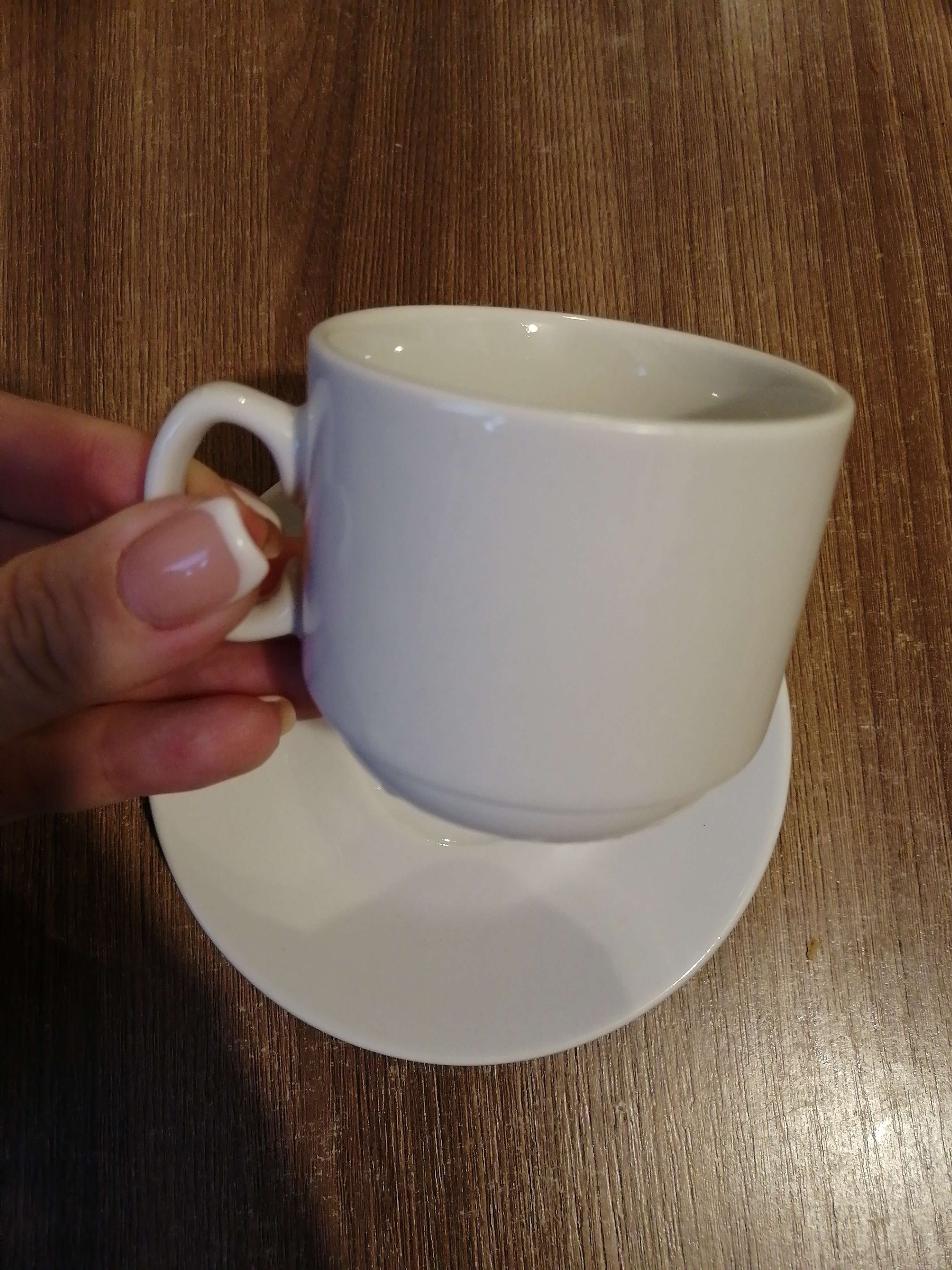 Фотография покупателя товара Кофейная пара фарфоровая «Мокко», 100 мл, d=6 см - Фото 1