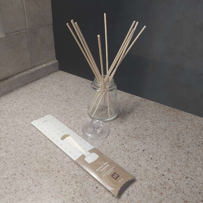 Фотография покупателя товара Ротанговые палочки для ароматического диффузора, 20 см, 10 штук - Фото 3