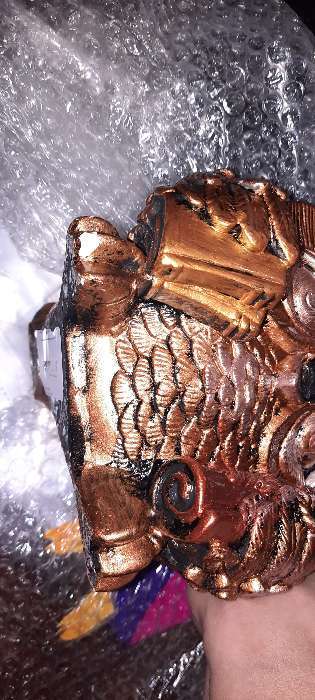 Фотография покупателя товара Копилка "Сова академик", бронзовый цвет, гипс, 17 см, микс - Фото 1