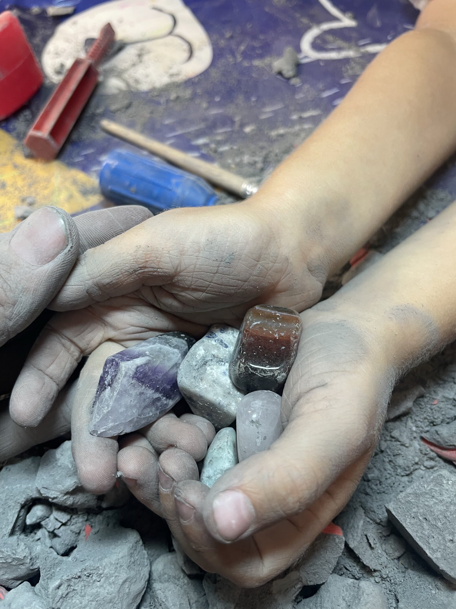 Фотография покупателя товара Раскопки «Секреты вулкана», набор: кость, долото, вулканические камни - Фото 7