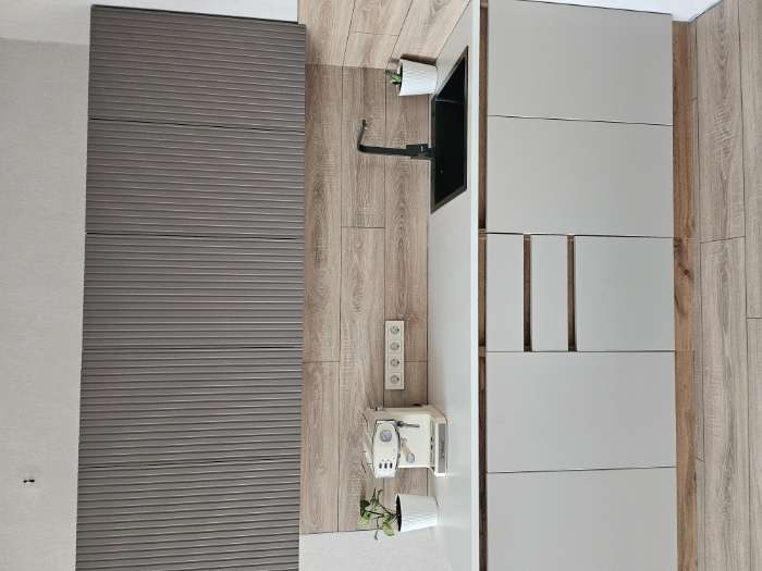 Фотография покупателя товара Смеситель для кухни ZEIN Z3764, однорычажный, высота излива 33 см, графит - Фото 1