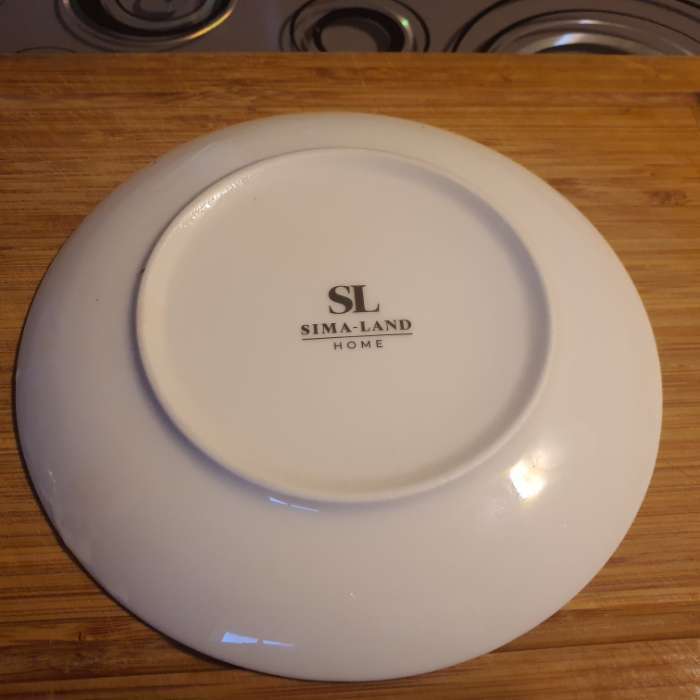 Фотография покупателя товара Десертная тарелка SL Home «Фете дэ ла мойсон», d=15 см, фарфор, белая - Фото 1