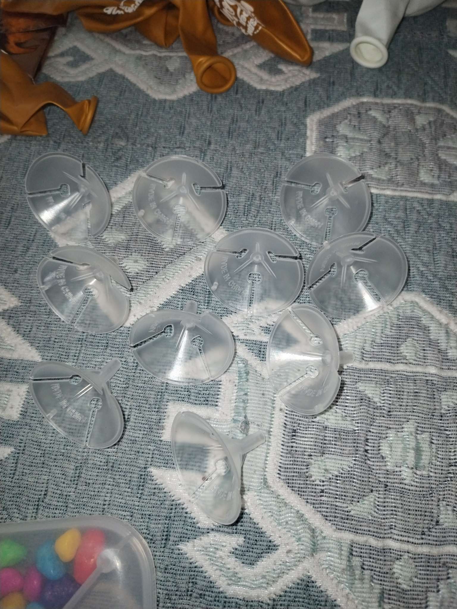 Фотография покупателя товара Воздушные шары, букет «С праздником!», набор 13 шт., на подставке - Фото 12