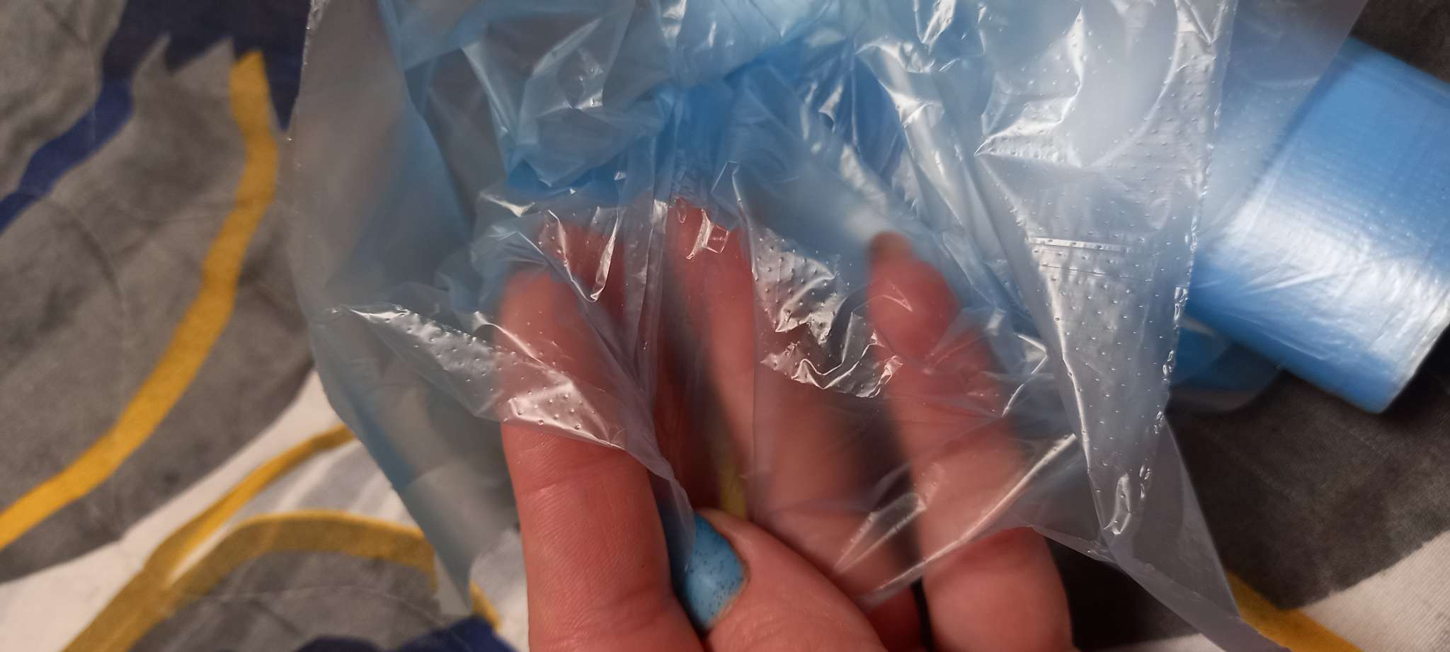 Фотография покупателя товара Мешки для мусора в рулоне UPAK LANd=30 л, синие, ПНД, 5 мкм, 20 шт., 45×54 см - Фото 3