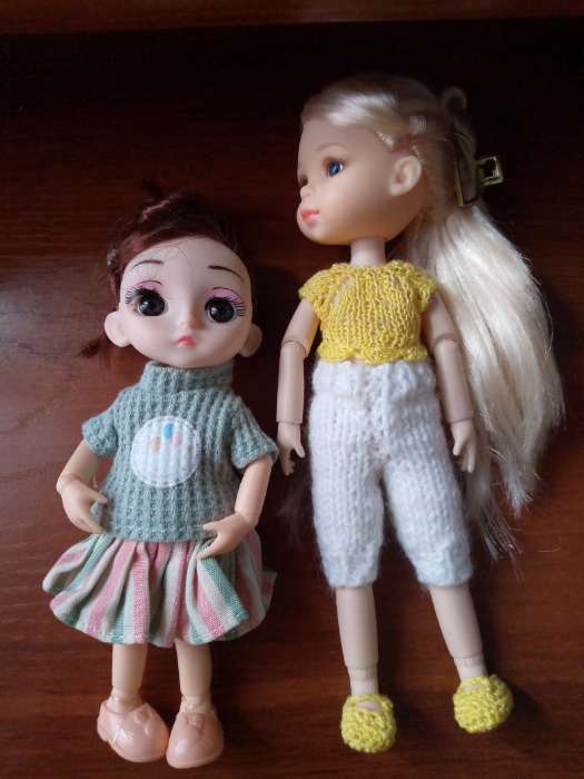 Фотография покупателя товара Кукла модная шарнирная «Челси» в платье, МИКС - Фото 4