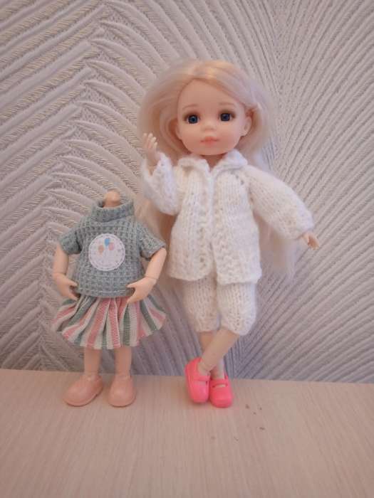 Фотография покупателя товара Кукла модная шарнирная «Челси» в платье, МИКС - Фото 5