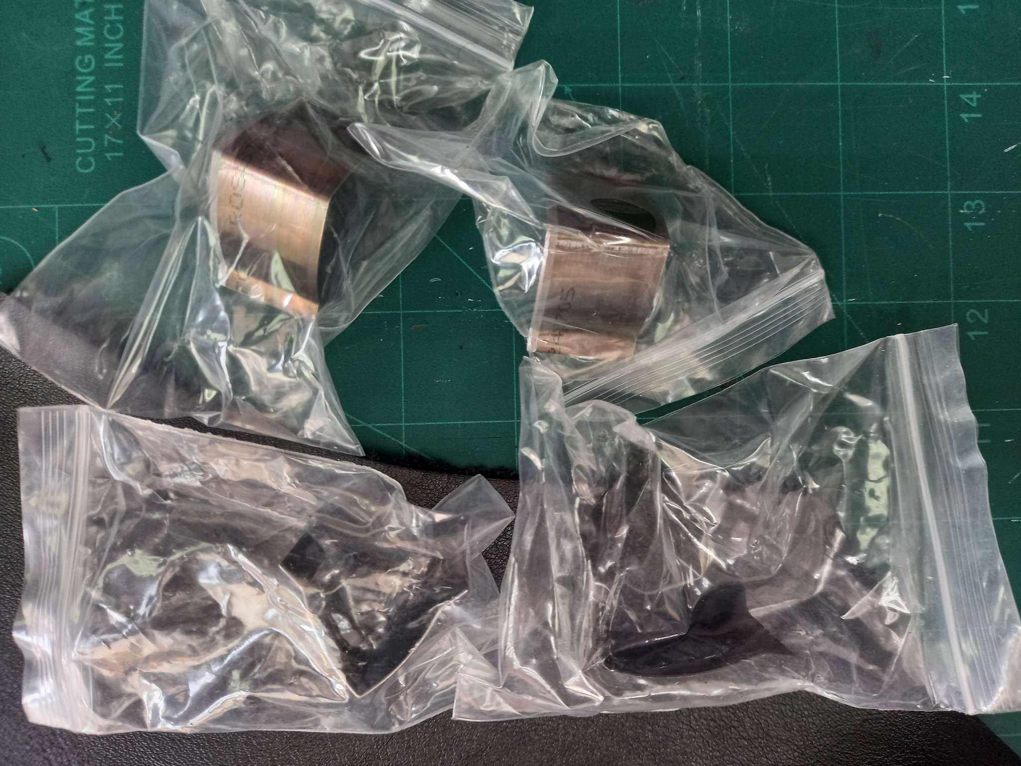 Фотография покупателя товара Отсекатель для кожи, угловой, набор 4 шт., 25/30/35/40 мм - Фото 3