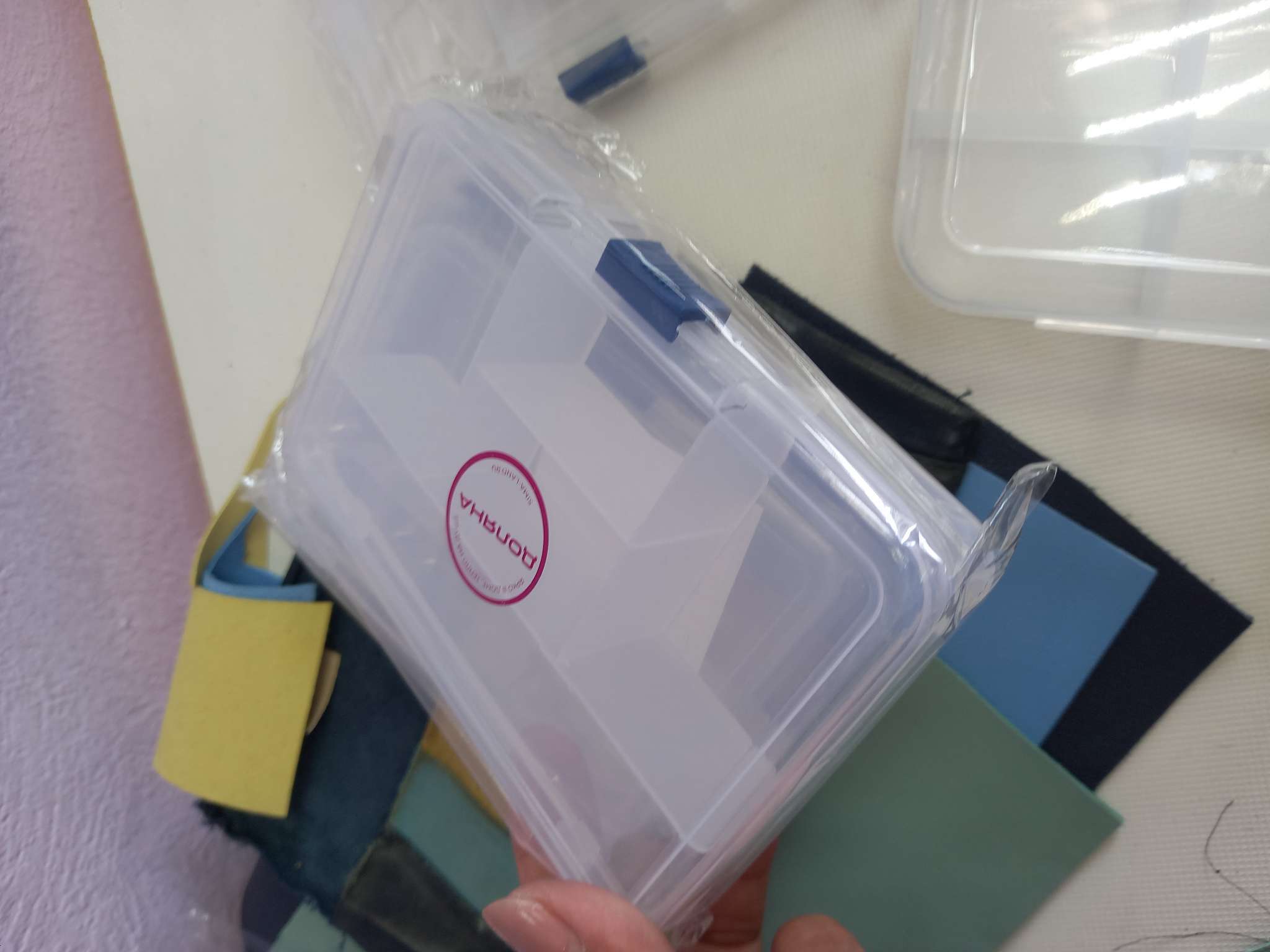 Фотография покупателя товара Органайзер для хранения, пластик, 5 отделений, 14.5×10×3.5 см, прозрачный - Фото 2