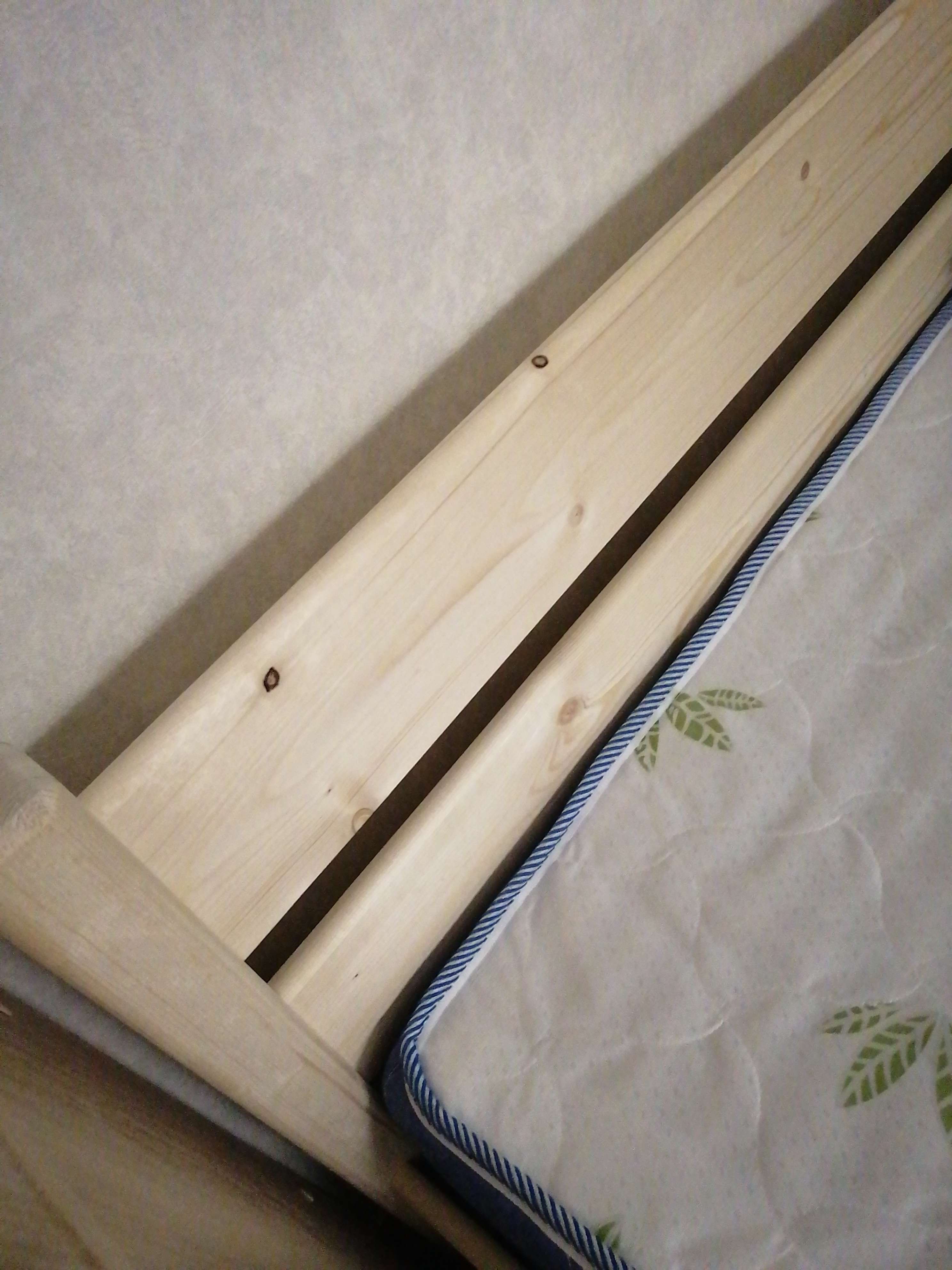 Фотография покупателя товара Двуспальная кровать «Кантри», 1400×2000, массив сосны, без покрытия - Фото 3