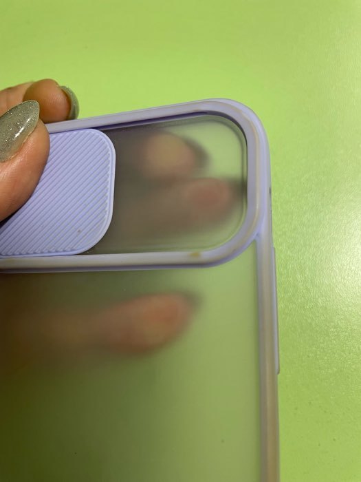 Фотография покупателя товара Чехол LuazON для телефона iPhone 12, защита объектива камеры, пластиковый, сиреневый - Фото 2