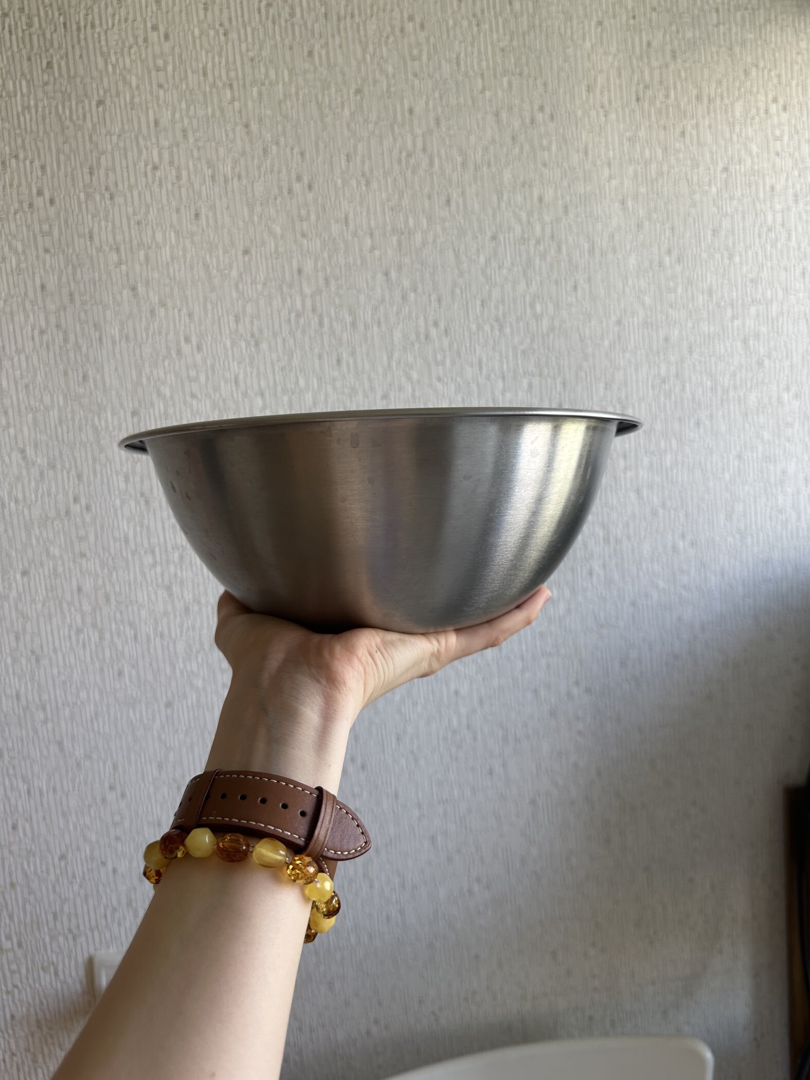 Фотография покупателя товара Миска Hanna Knövell, 3.1 л, d=26 см, толщина 0.4-0.5 мм, нержавеющая сталь - Фото 1