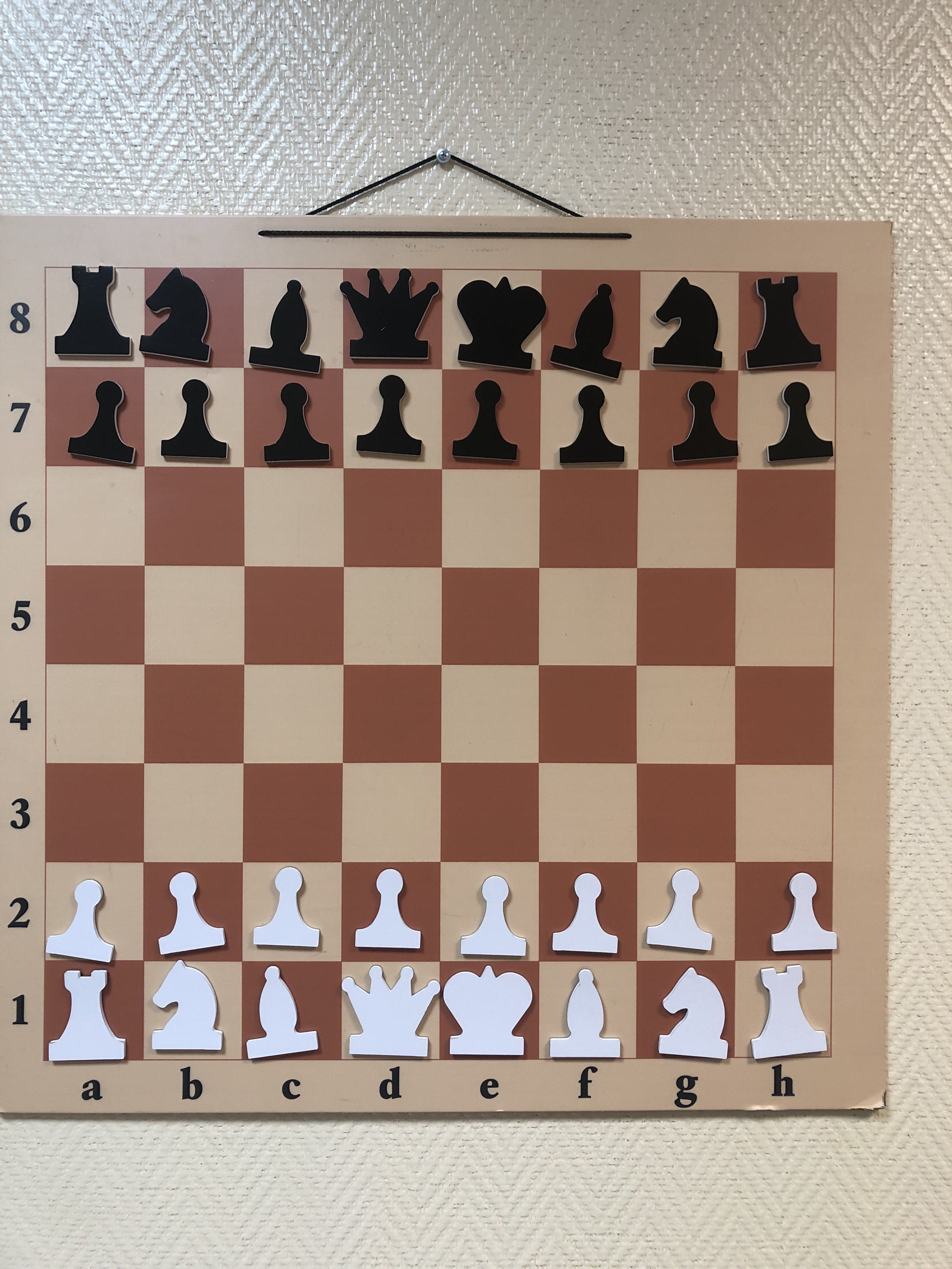 Фотография покупателя товара Фигуры для демонстрационных шахмат, король h=6.3 см, пешка h=5.5 см - Фото 1