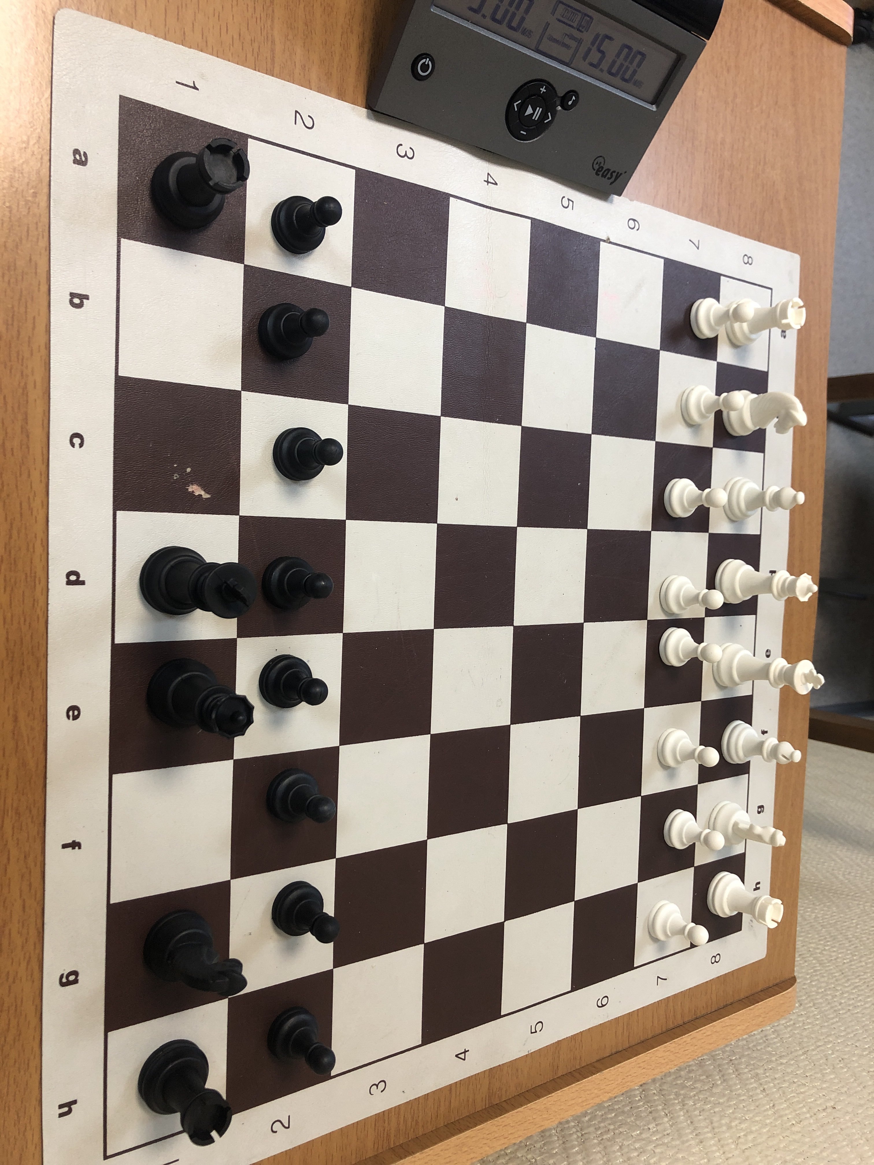 Фотография покупателя товара Шахматные фигуры, король h-6.2 см, пешка h-3.2 см, черно-белые - Фото 9