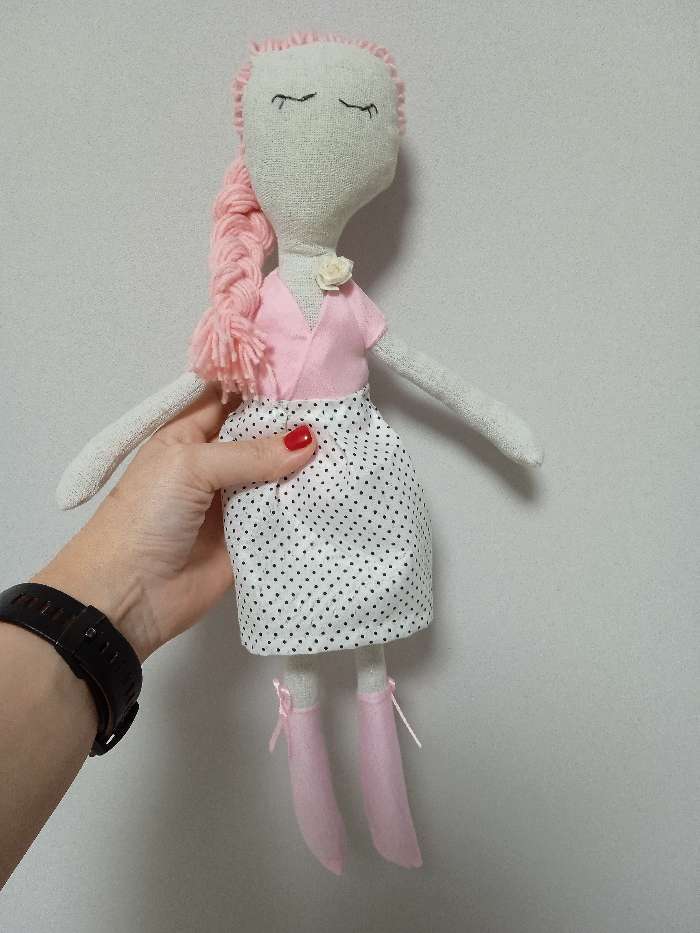 Фотография покупателя товара Интерьерная кукла «Хару», набор для шитья, 18 × 22.5 × 2 см - Фото 1