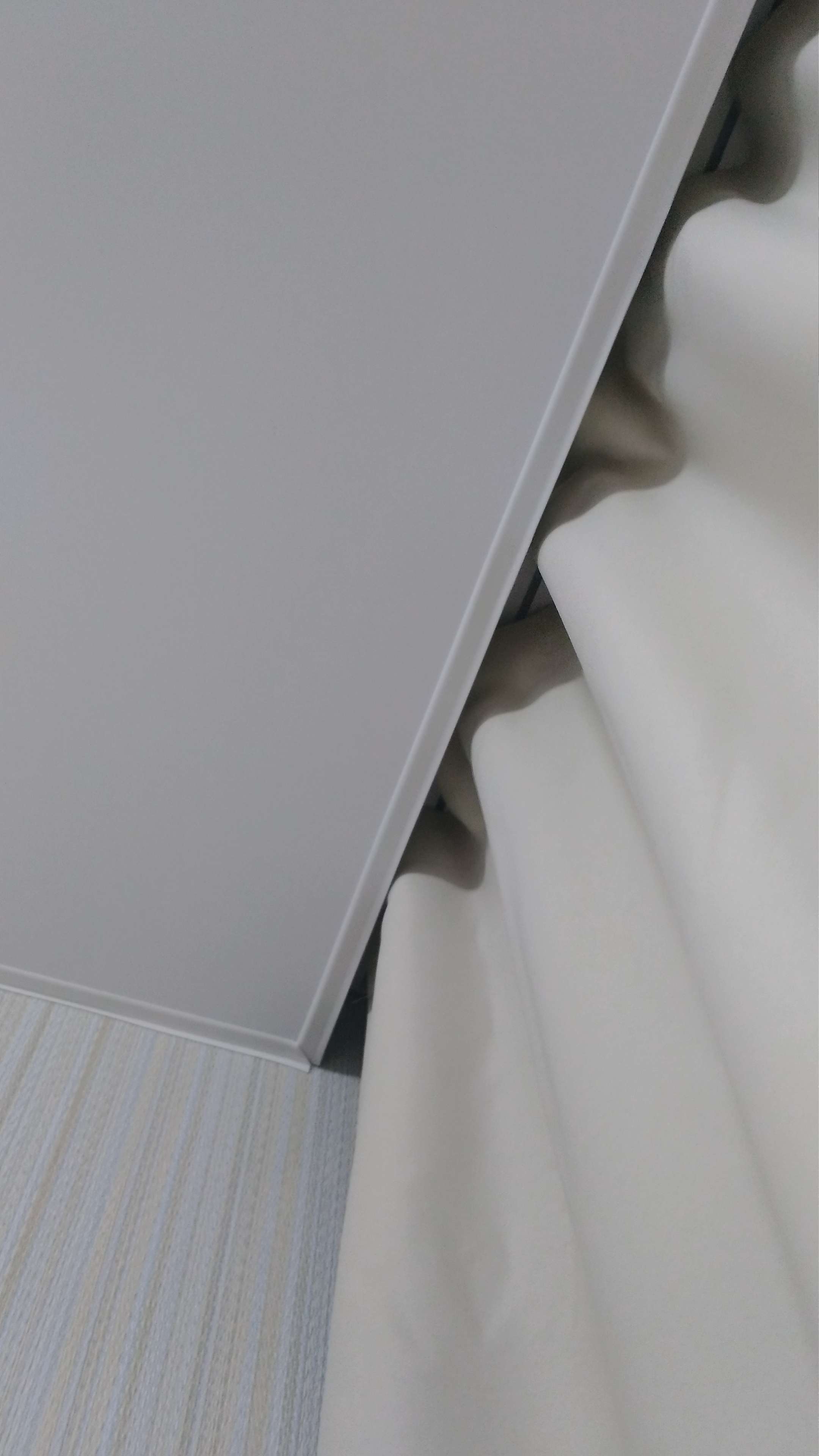 Фотография покупателя товара Штора портьерная "Этель" ширина 135 см, высота 250 см, цвет белый - Фото 2