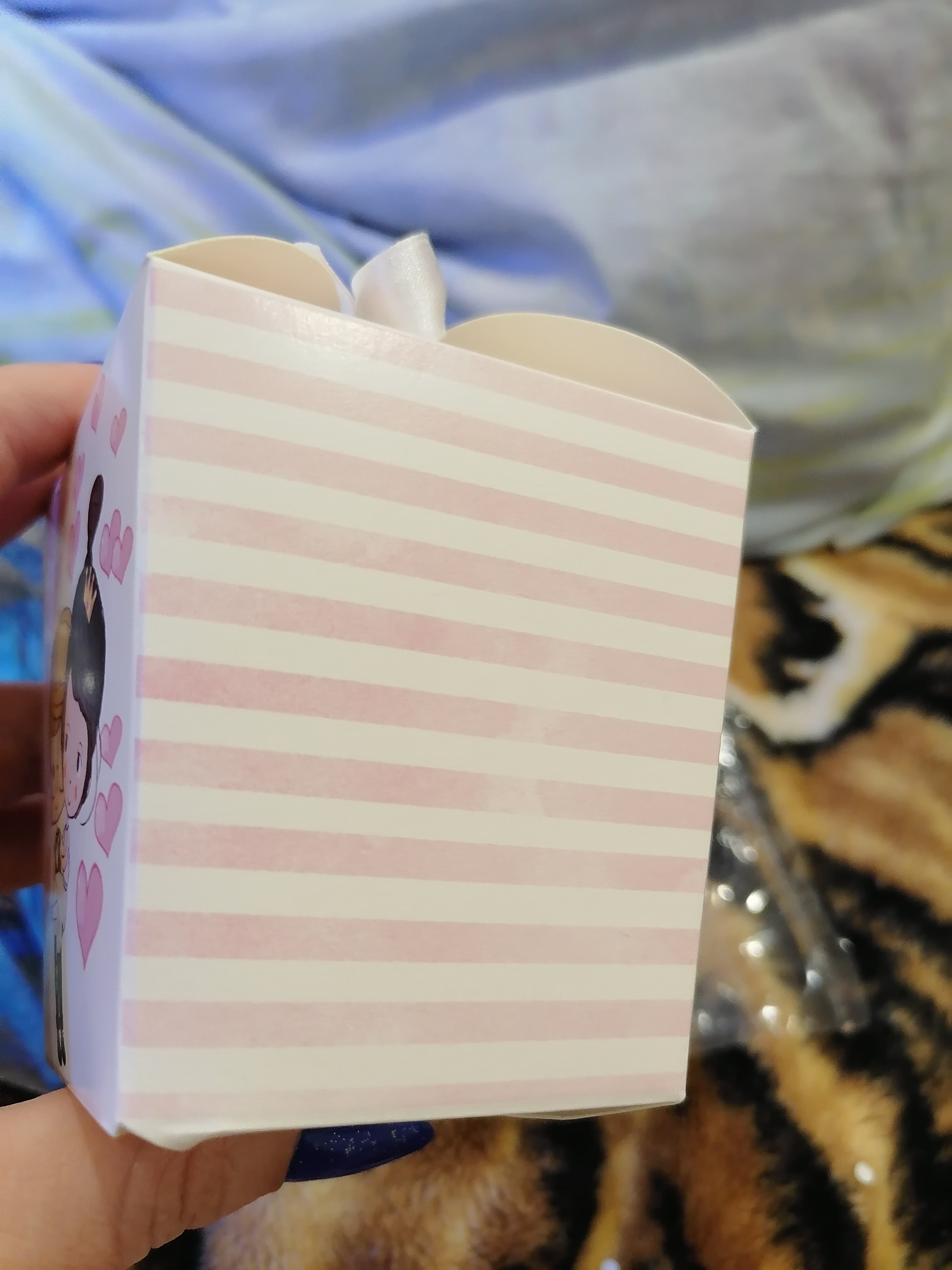 Фотография покупателя товара Коробка бонбоньерка, упаковка подарочная, «Люблю тебя», 7.5 х 8 х 7.5 см