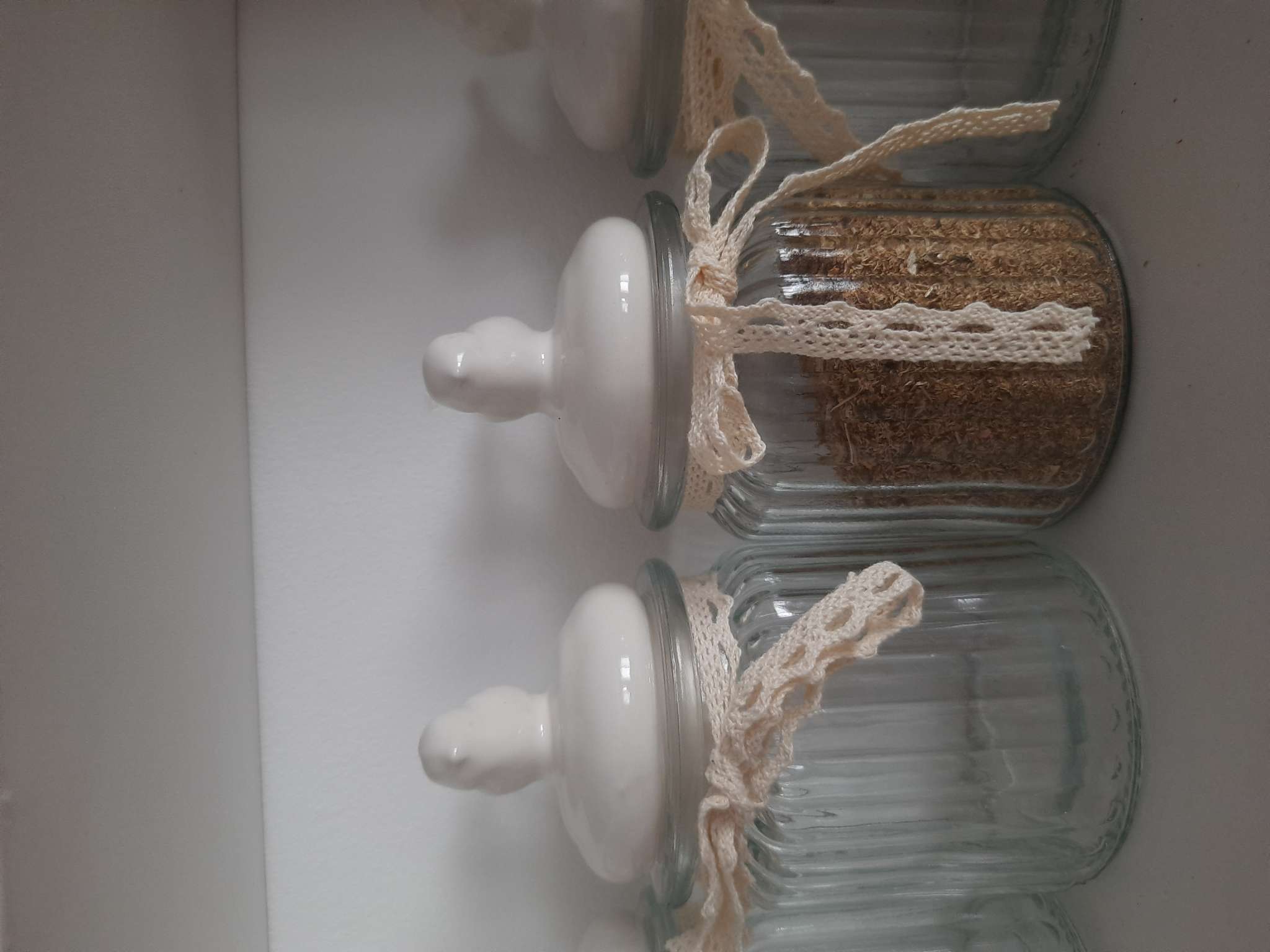 Фотография покупателя товара Банка для сыпучих Доляна «Птичка», 300 мл, с керамической крышкой, стекло, прозрачная - Фото 2