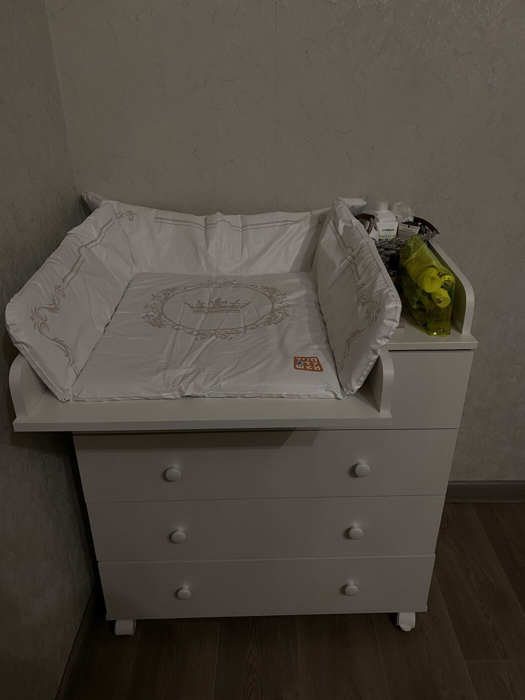 Фотография покупателя товара Комод пеленальный детский Орион 804 (Oliver), 80×45×93 см, 4 ящика, белый - Фото 1