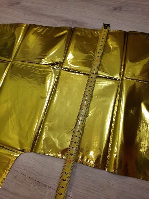 Фотография покупателя товара Шар фольгированный 40", цифра 7, цвет золотой