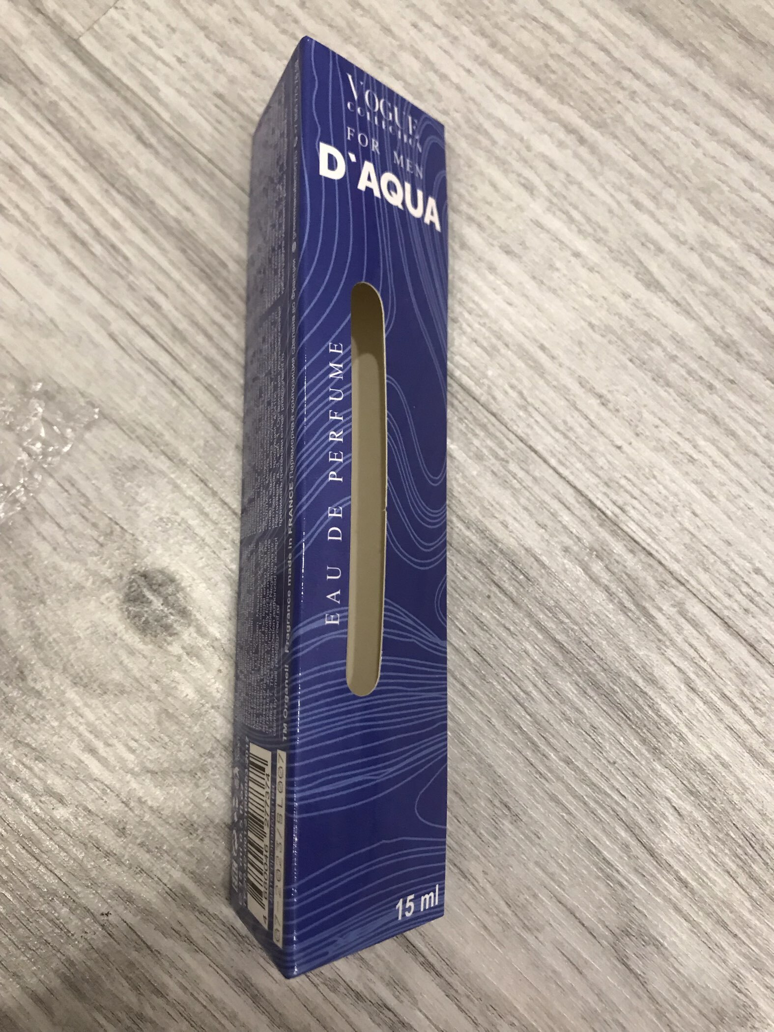 Фотография покупателя товара УЦЕНКА Парфюмерная вода мужская D`aqua (по мотивам G.Armani), 15 мл - Фото 2