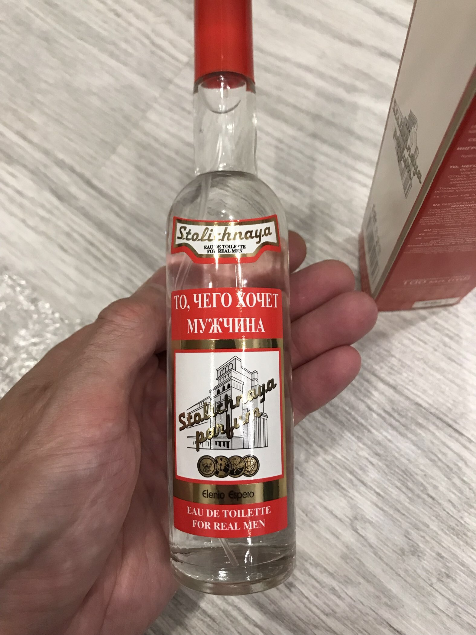 Фотография покупателя товара Туалетная вода мужская ТО, ЧЕГО ХОЧЕТ МУЖЧИНА STOLICHNAYA PARFUM, 100 мл - Фото 3