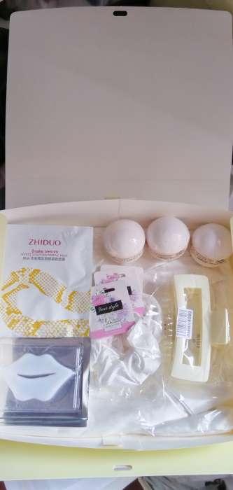 Фотография покупателя товара Резинка для волос QF «Орбита», классик галант, 10 см, розовая - Фото 3