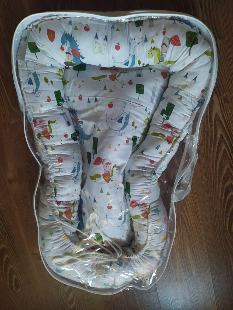 Фотография покупателя товара Матрасик-топпер для новорожденных «Милые принцессы», размер 72×100 см, бязь/синтепух - Фото 1