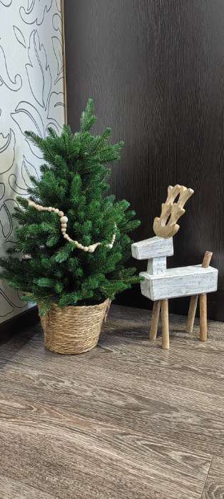 Фотография покупателя товара Сувенир «Олень», 25×14.5×43 см, манговое дерево - Фото 1