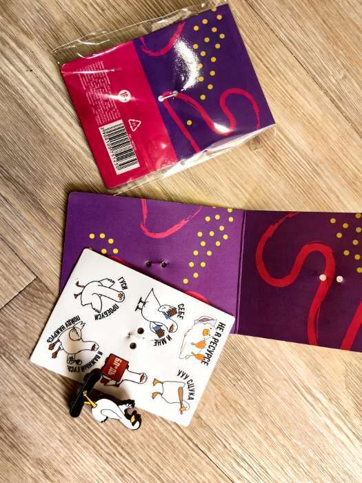 Фотография покупателя товара Значок деревянный с наклейками «Мой mood», 6.5 х 9 см - Фото 2