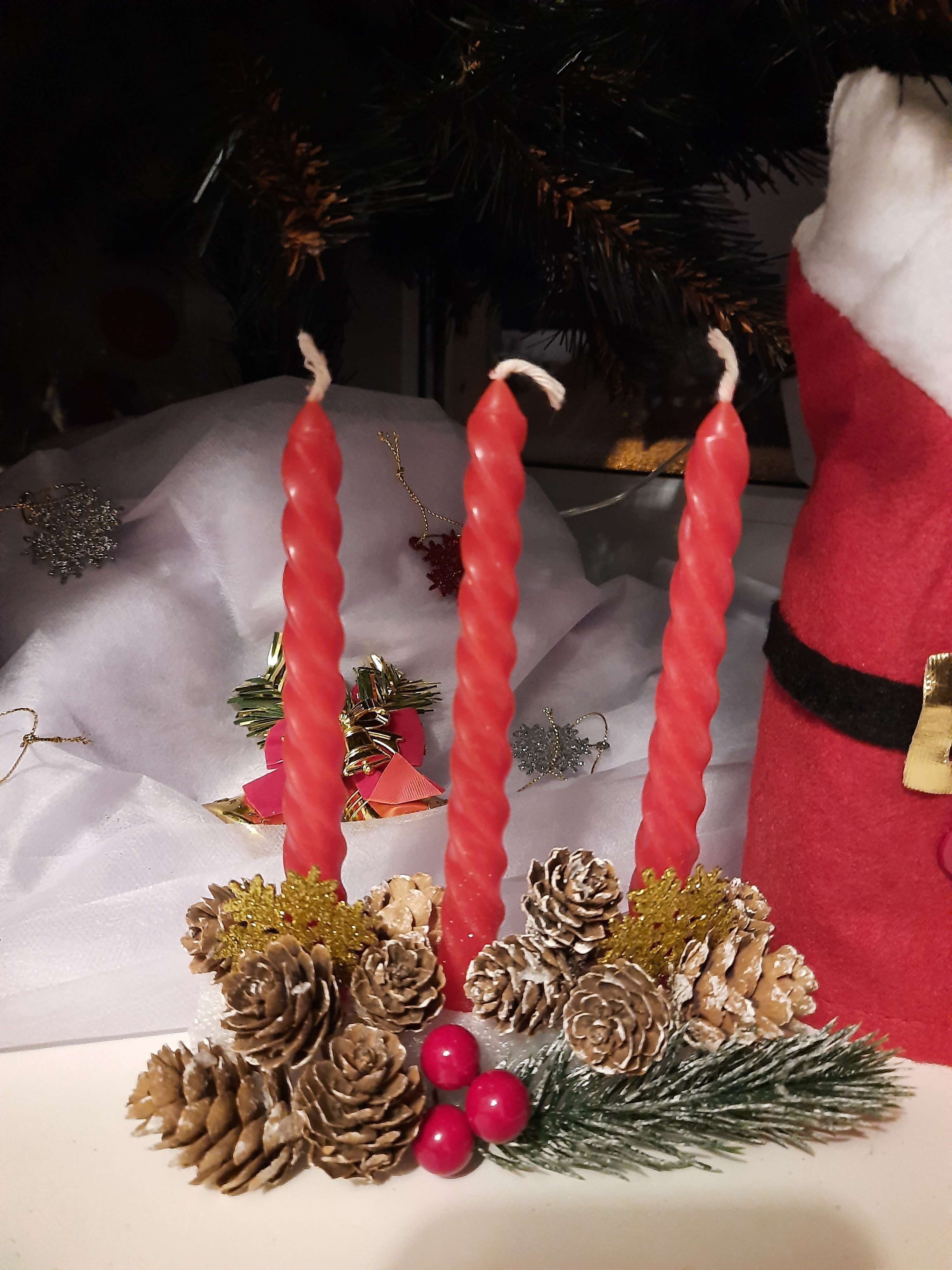 Фотография покупателя товара Набор новогоднего декора «Морозные шишки»