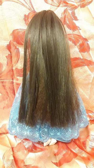 Фотография покупателя товара Кукольные волосы-тресс «Прямые» длина волос: 40 см, ширина: 50 см, №3 - Фото 5