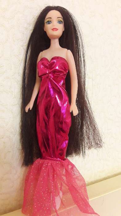 Фотография покупателя товара Кукольные волосы-тресс «Прямые» длина волос: 40 см, ширина: 50 см, №3 - Фото 1