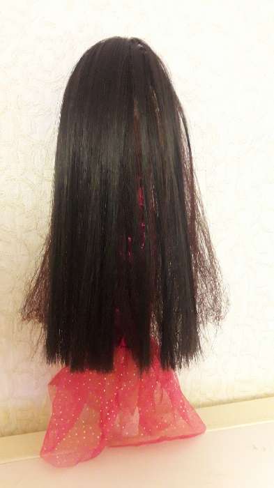Фотография покупателя товара Кукольные волосы-тресс «Прямые» длина волос: 40 см, ширина: 50 см, №3 - Фото 2