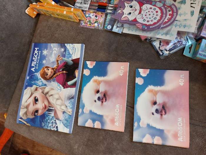 Фотография покупателя товара Альбом для рисования А4, 32 листа 100 г/м², на скрепке, «Тачки» - Фото 1