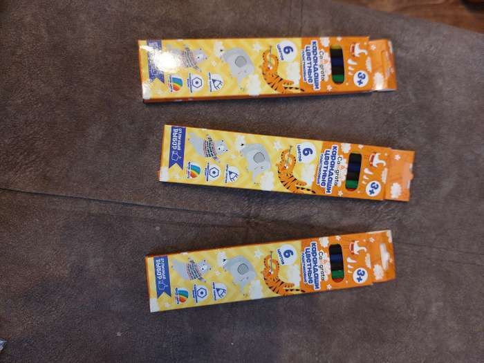 Фотография покупателя товара Карандаши Calligrata «Мини», цветные, 6 цветов, трёхгранные, деревянные - Фото 4