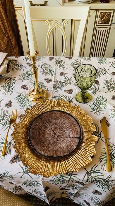 Фотография покупателя товара Набор столовых приборов из нержавеющей стали Magistro «Эсквайр», 4 предмета, цвет золотой