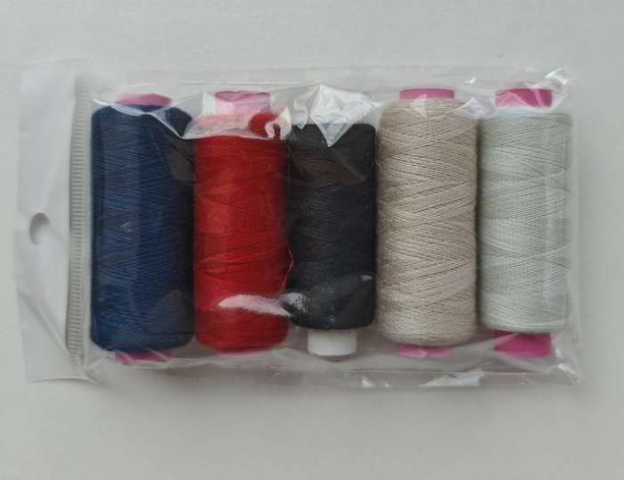 Фотография покупателя товара Нитки «Пастель», 40/2, 200 м, набор 5 шт., разноцветные - Фото 4