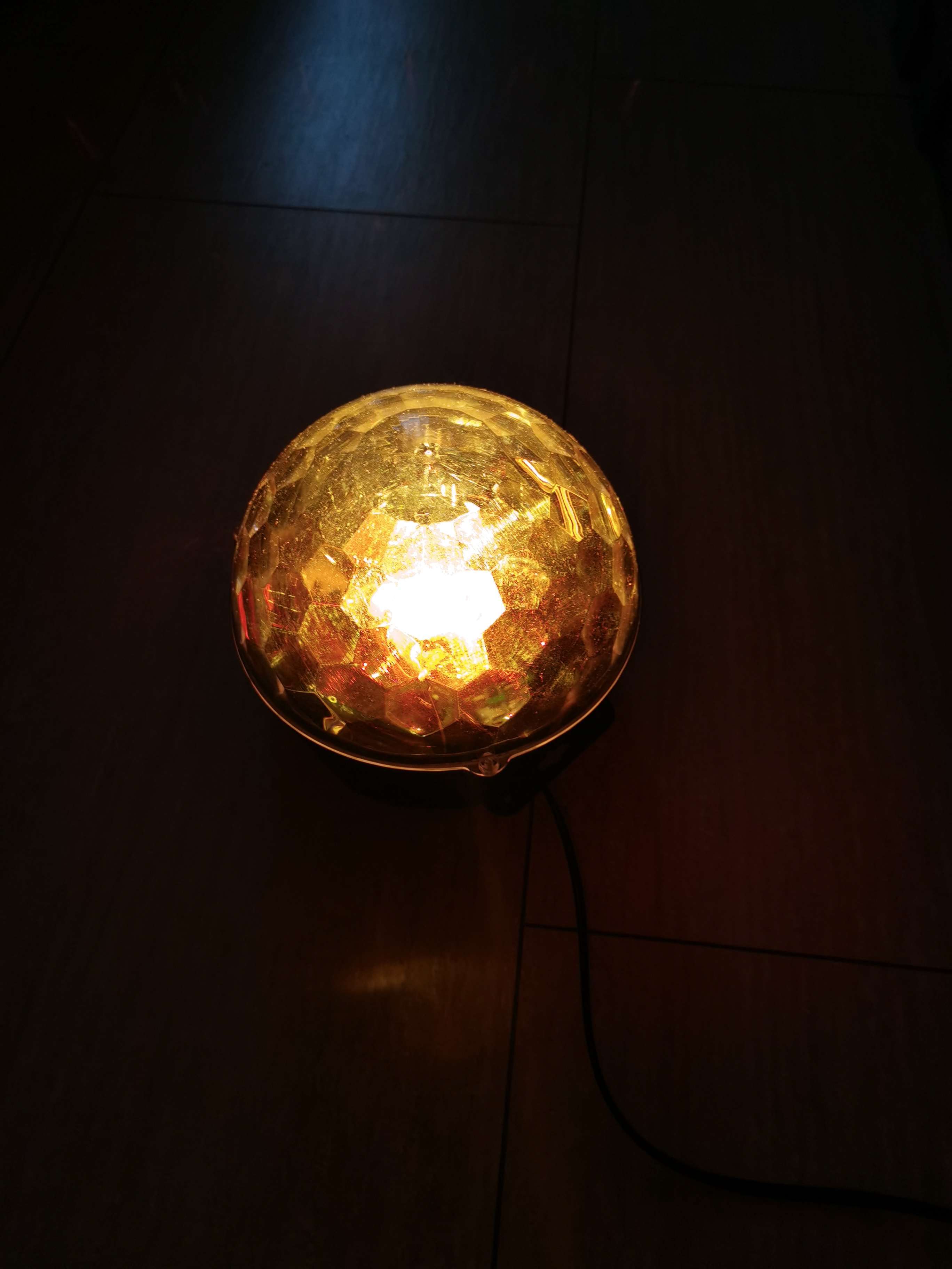 Фотография покупателя товара Световой прибор «Хрустальный шар» 17.5 см, динамик, свечение RGB, 220 В - Фото 12