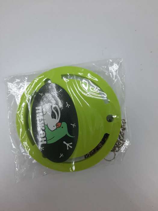 Фотография покупателя товара Качели для грызунов круглая на цепочках, 8,5 х 7 см, вспененный ПВХ, зелёные - Фото 5