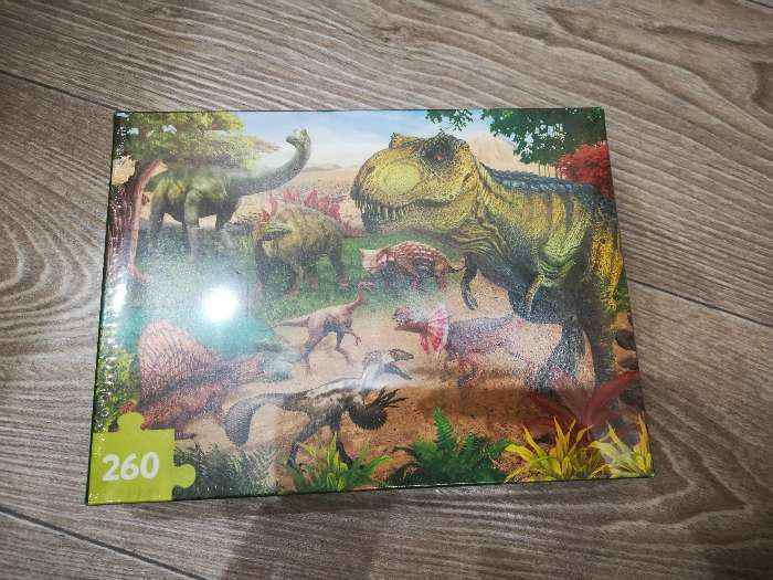 Фотография покупателя товара Пазл «Эпоха динозавров», 260 элементов - Фото 4