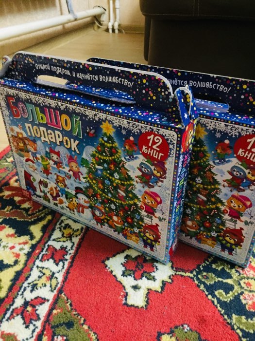 Фотография покупателя товара Новогодний набор 2022 «Буква-Ленд», 12 книг в подарочной коробке - Фото 302