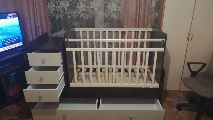 Фотография покупателя товара Детская кровать-трансформер «Фея 1100», цвет белый - Фото 10