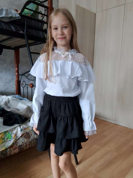 Фотография покупателя товара Юбка для девочки MINAKU: School Collection, чёрная, рост 158 см (40) - Фото 1