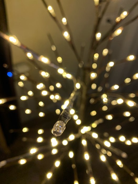 Фотография покупателя товара Светодиодное дерево 1.5 м, 224 LED, мерцание, 220 В, свечение синее - Фото 8