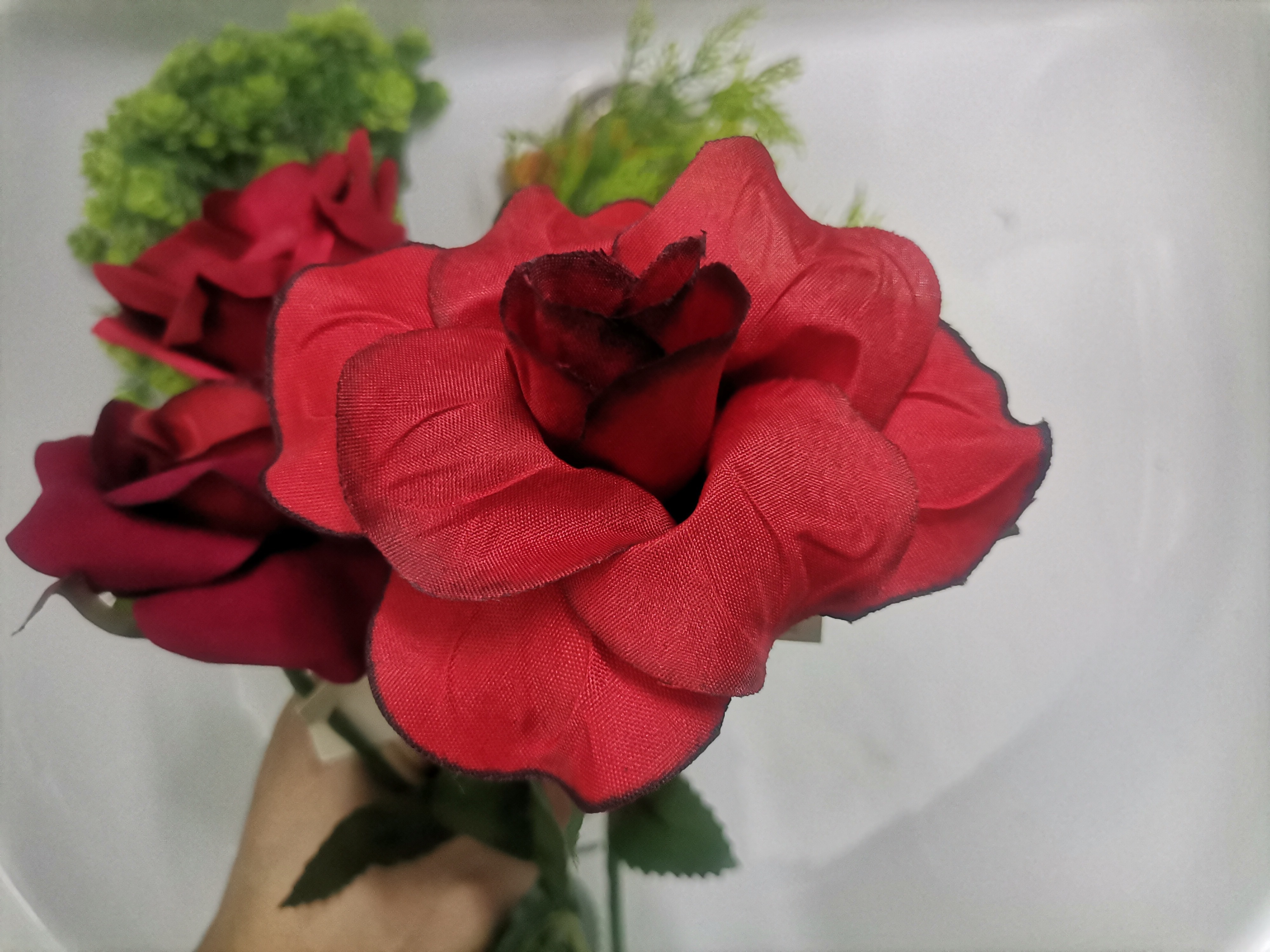 Фотография покупателя товара Цветы искусственные "Роза" 63 см, d-5 см, красный - Фото 1