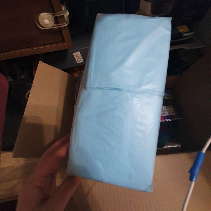 Фотография покупателя товара Салфетки бумажные голубые Big Pack, 24*24 см, 350 шт. - Фото 4